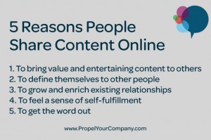 5 Reasons People Share Content Online