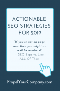 Actionable SEO Strategies for 2019