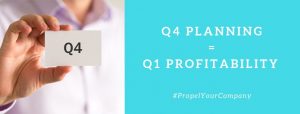 Q4 Planning = Q1 Profitability