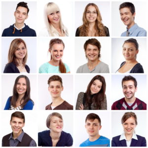 Buyer Persona | Smiling faces