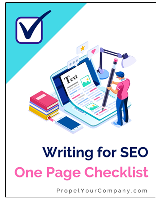 download writing for seo one page chacklist
