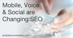 mobile, voice, and social media are changing SEO